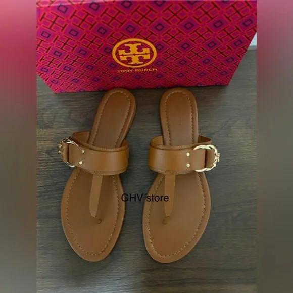 Tory Burch selby thong Leather Sandals